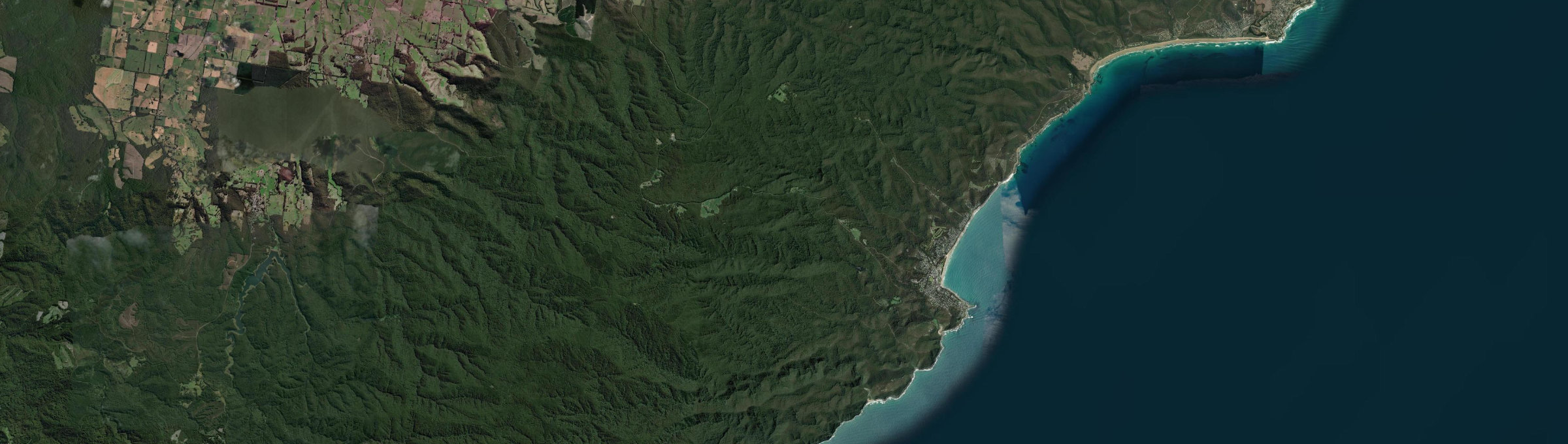 Aerial view of Lorne (Vic.), VIC