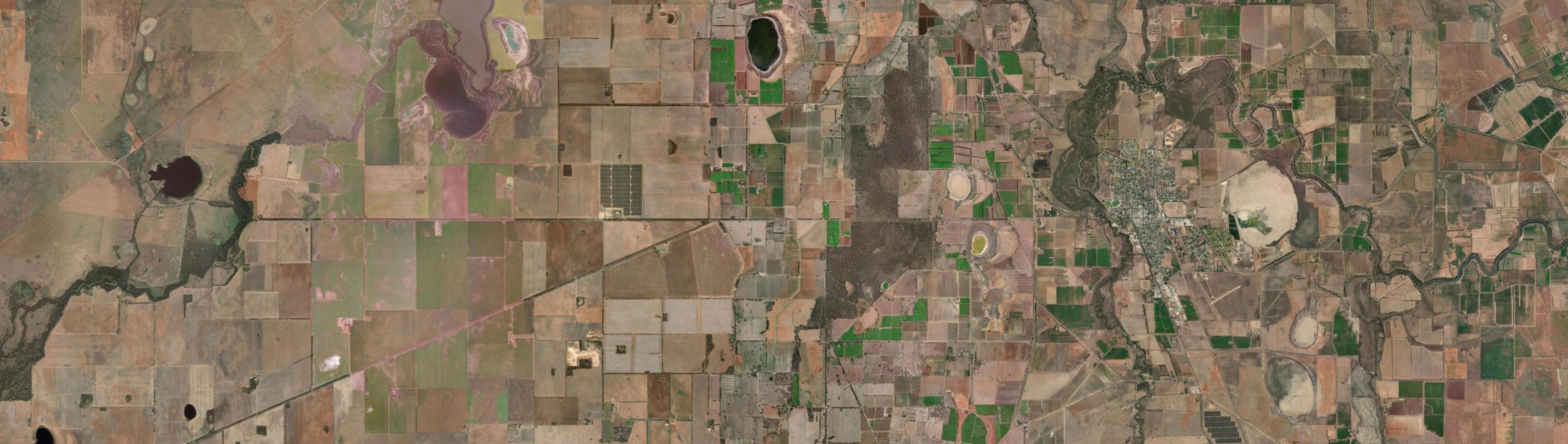 Aerial view of Wandella (Vic.), VIC