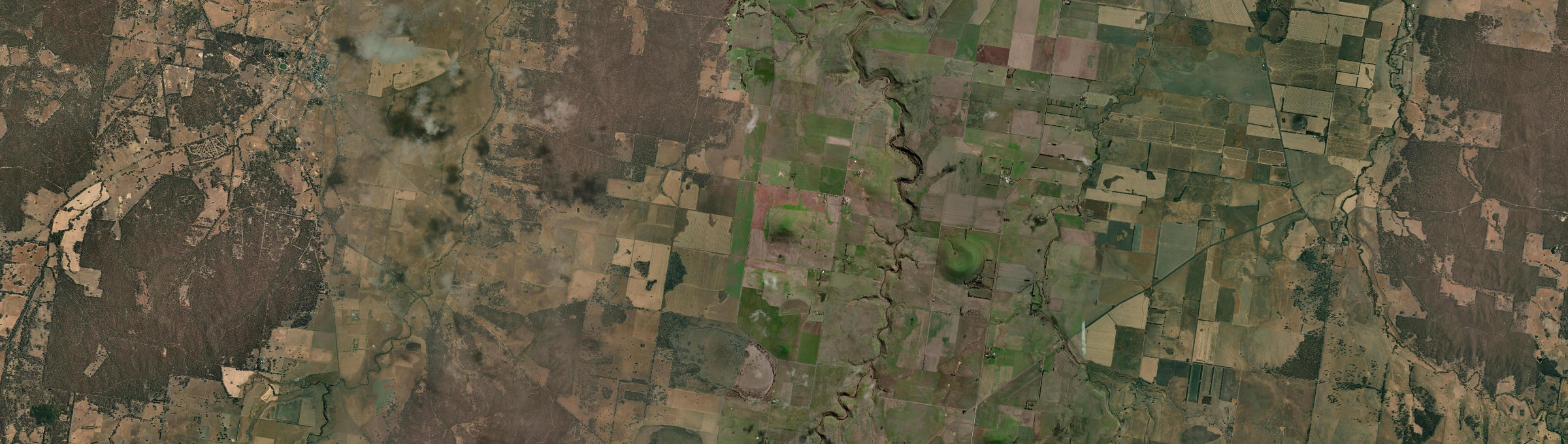 Aerial view of Mount Cameron, VIC