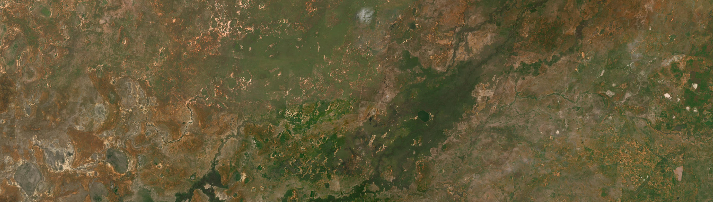 Aerial view of Corrong, NSW
