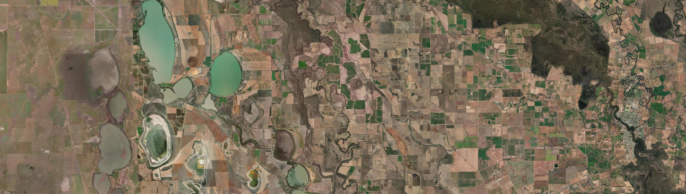 Aerial view of Capels Crossing, VIC