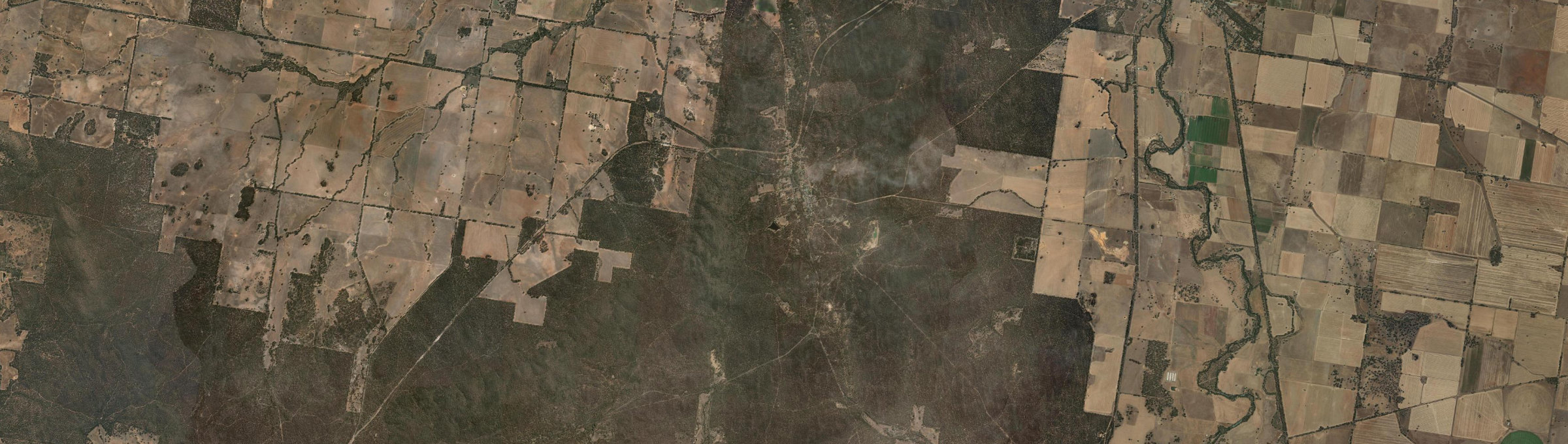 Aerial view of Tarnagulla, VIC