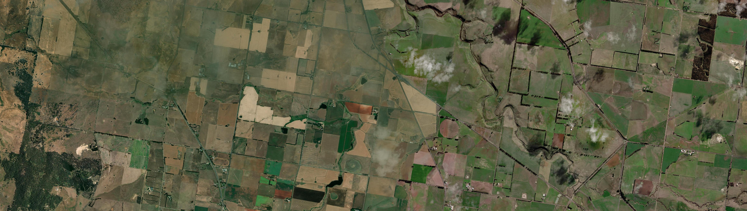 Aerial view of Tourello, VIC