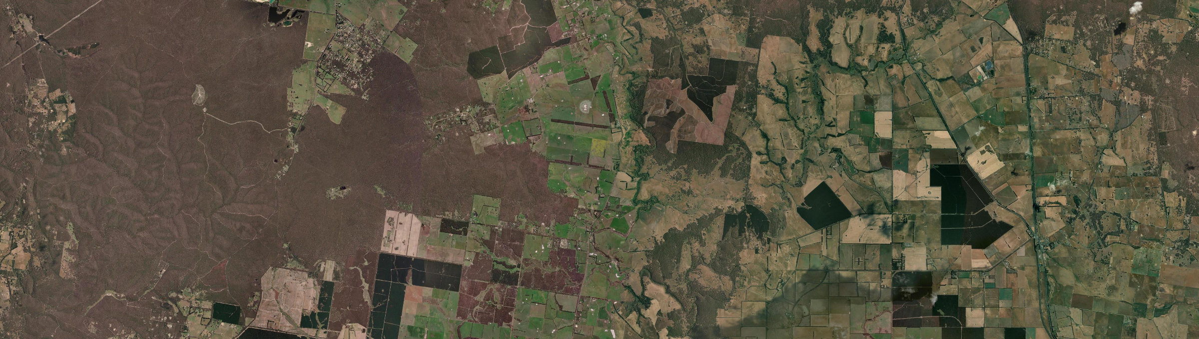 Aerial view of Grenville, VIC
