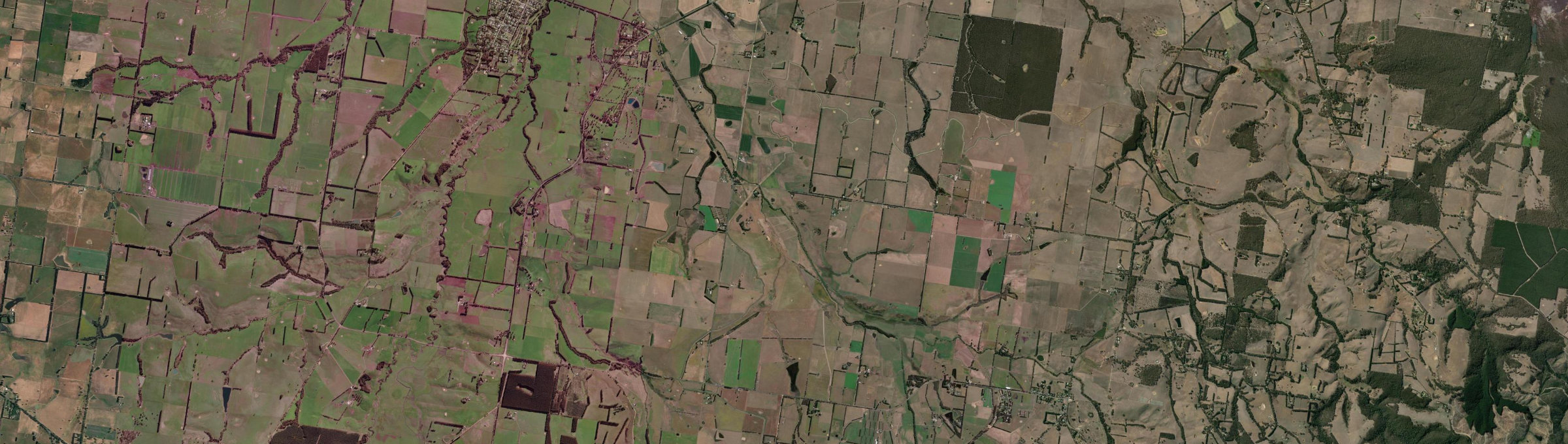 Aerial view of Whoorel, VIC