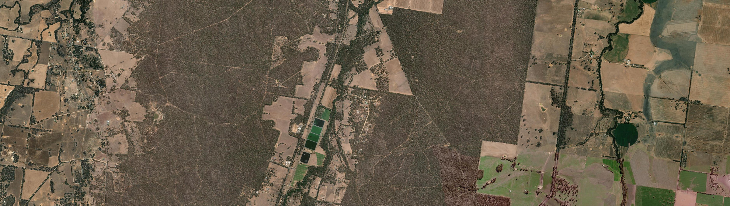 Aerial view of Simson, VIC