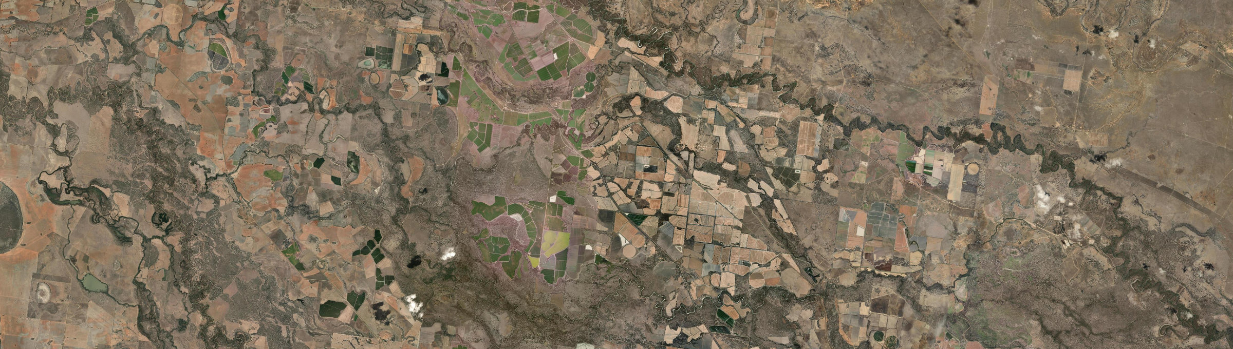Aerial view of Dhuragoon, NSW