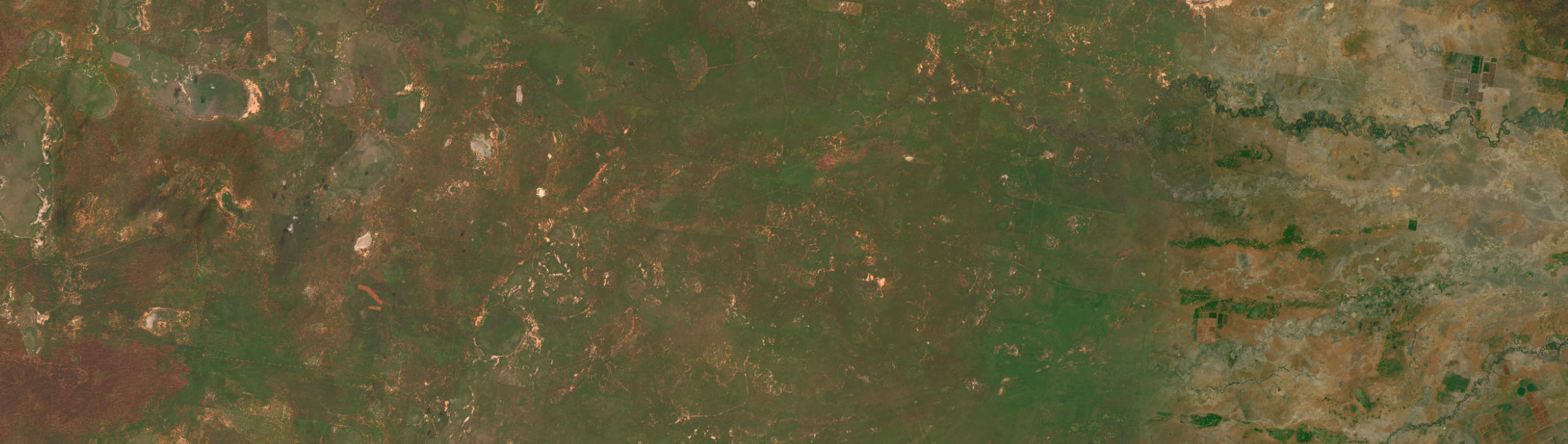 Aerial view of Mossgiel, NSW