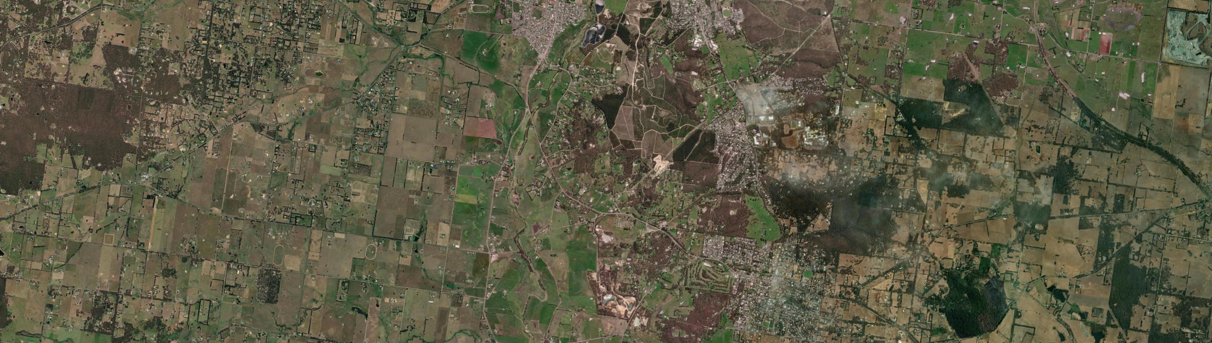 Aerial view of Magpie, VIC