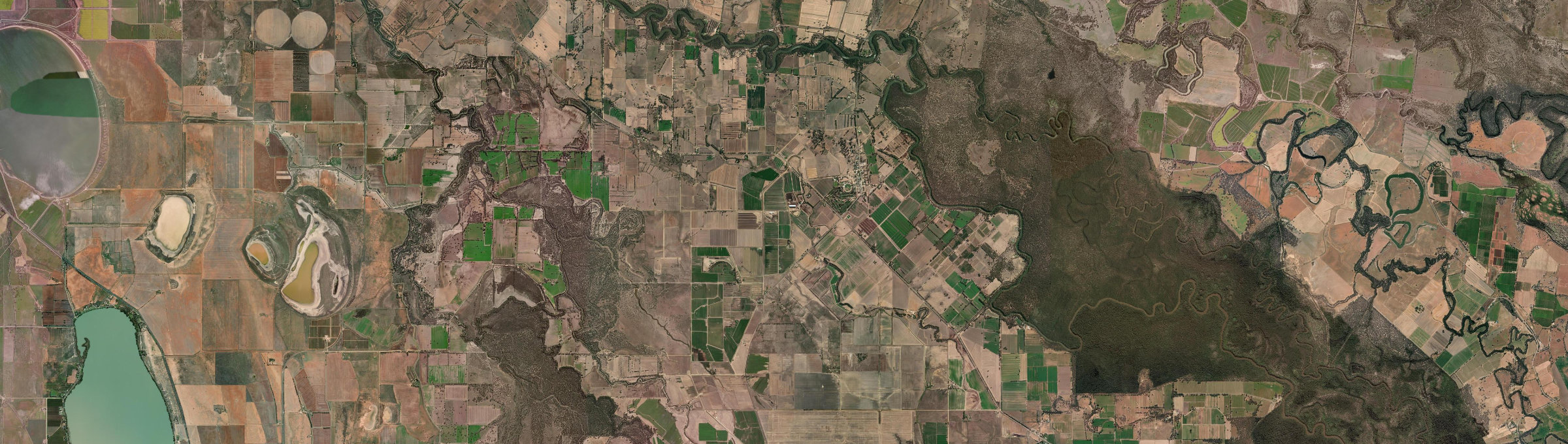 Aerial view of Murrabit, VIC