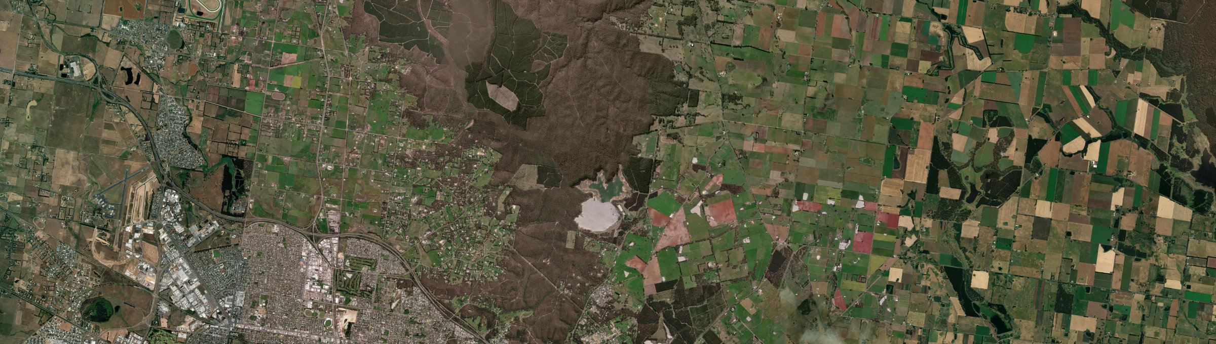 Aerial view of Glen Park, VIC