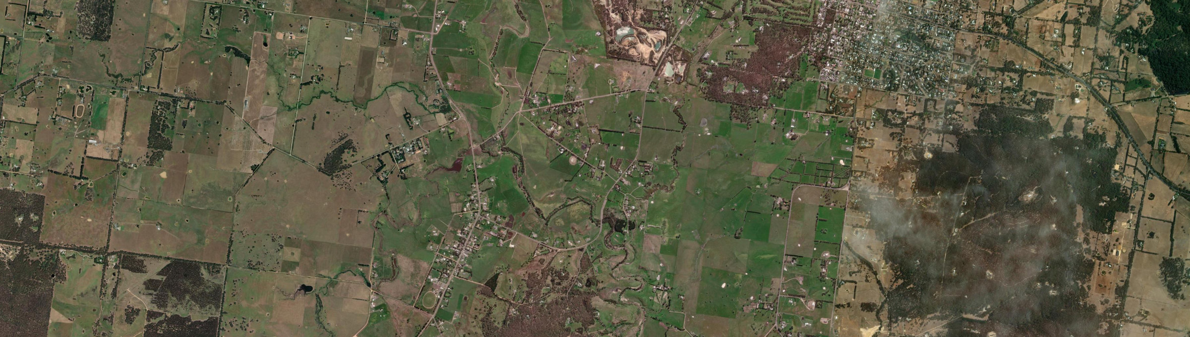 Aerial view of Scotchmans Lead, VIC