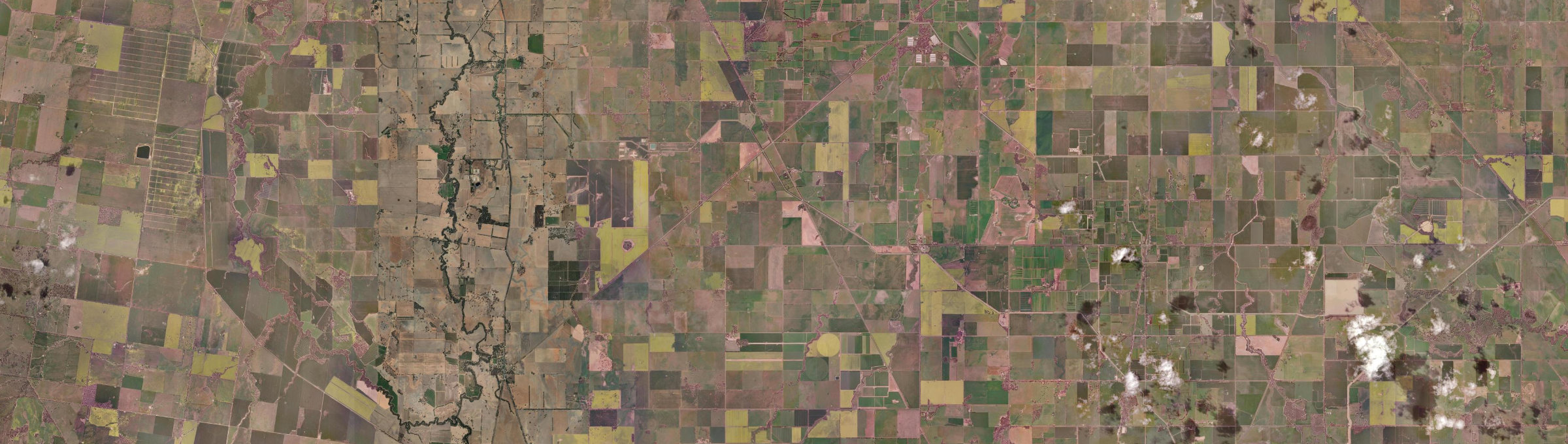 Aerial view of Pompapiel, VIC