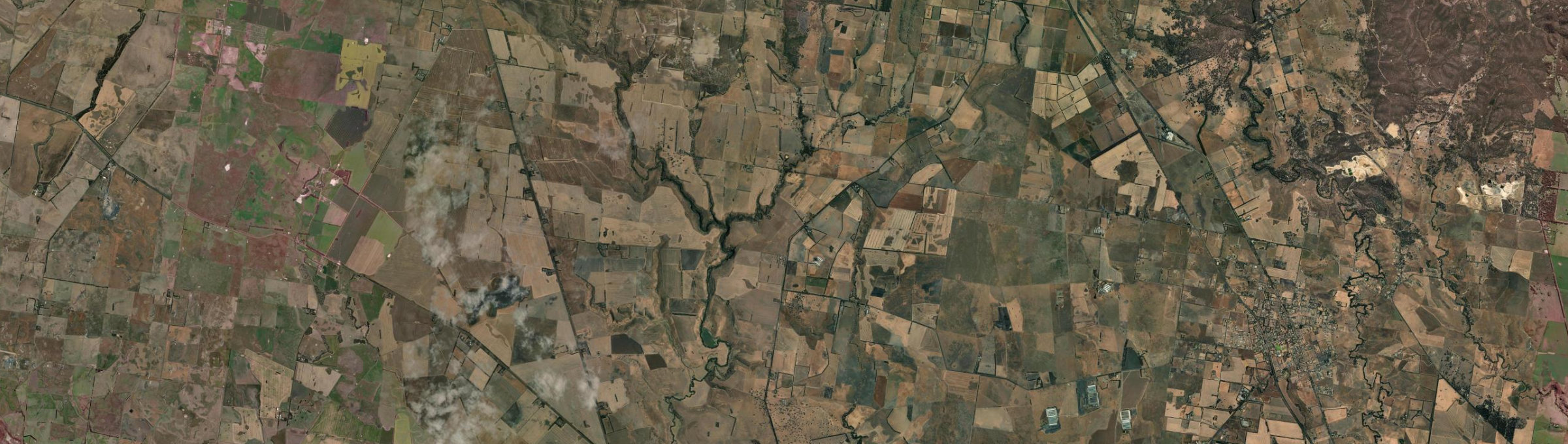 Aerial view of Bamganie, VIC