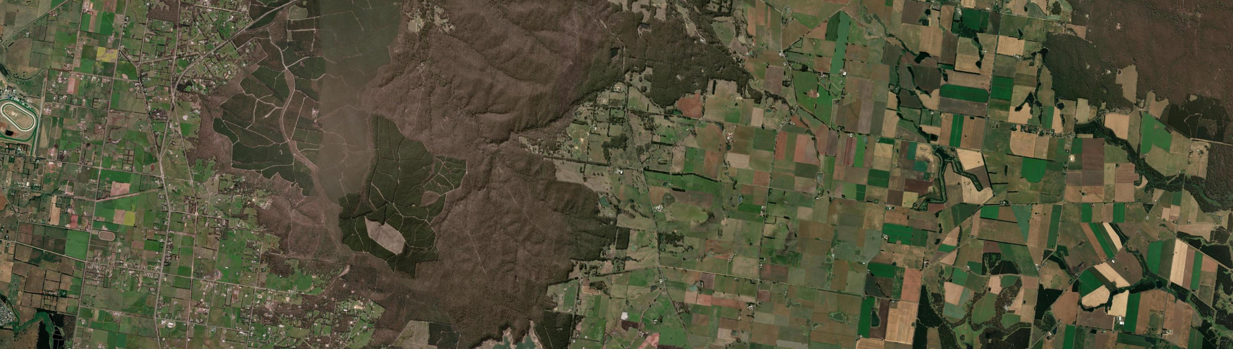 Aerial view of Wattle Flat (Vic.), VIC