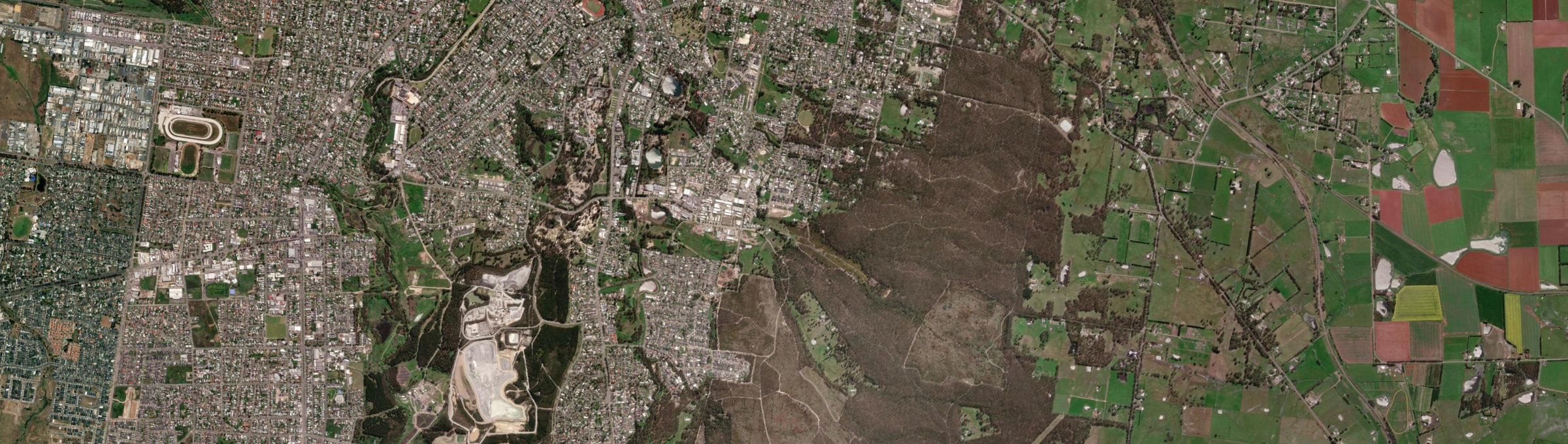 Aerial view of Canadian, VIC