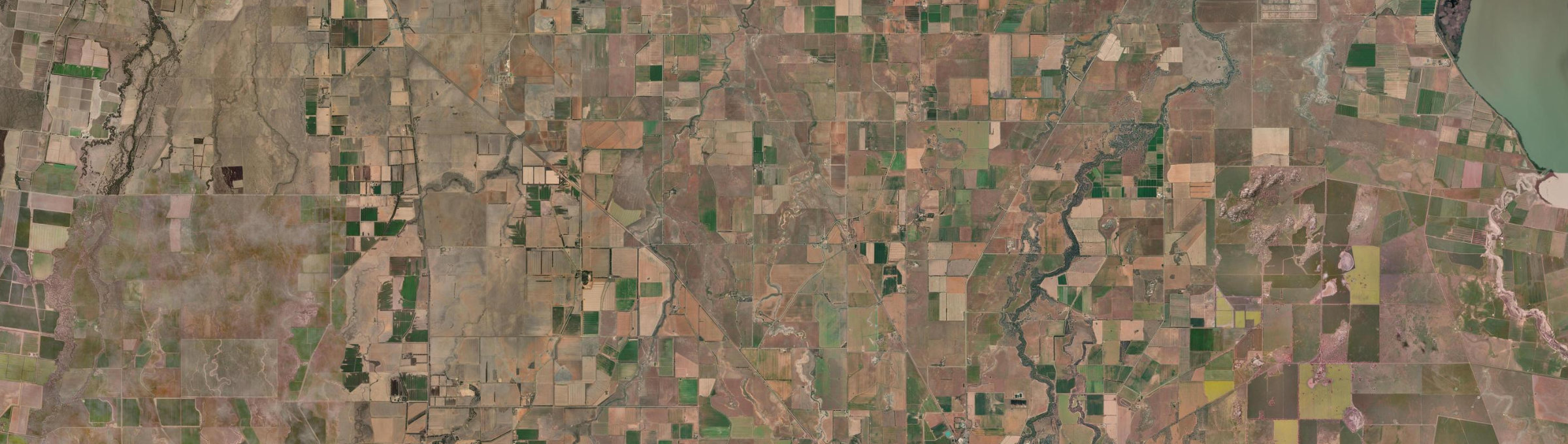 Aerial view of Mincha, VIC