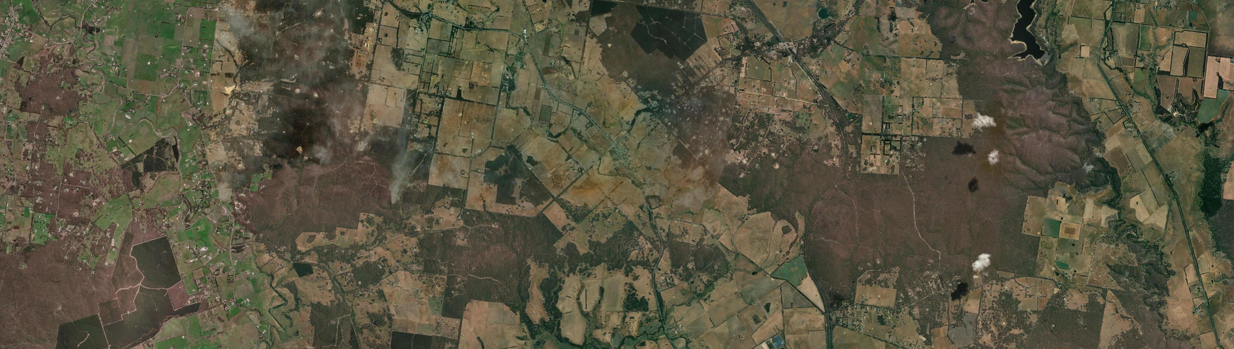 Aerial view of Clarendon (Vic.), VIC