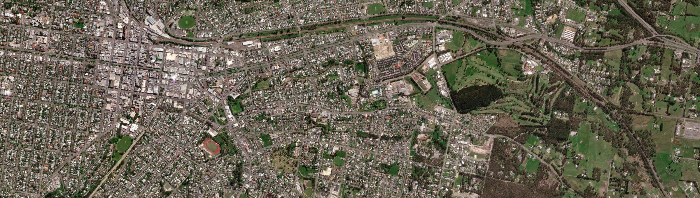 Aerial view of Eureka (Vic.), VIC