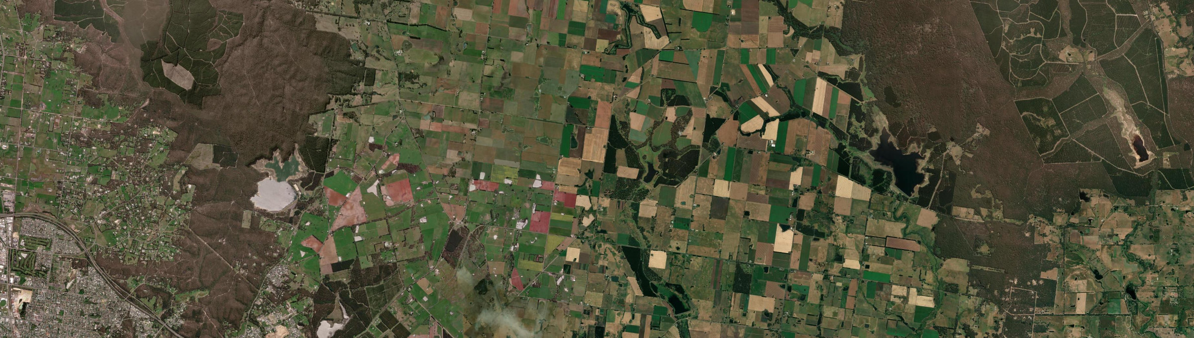 Aerial view of Bullarook, VIC
