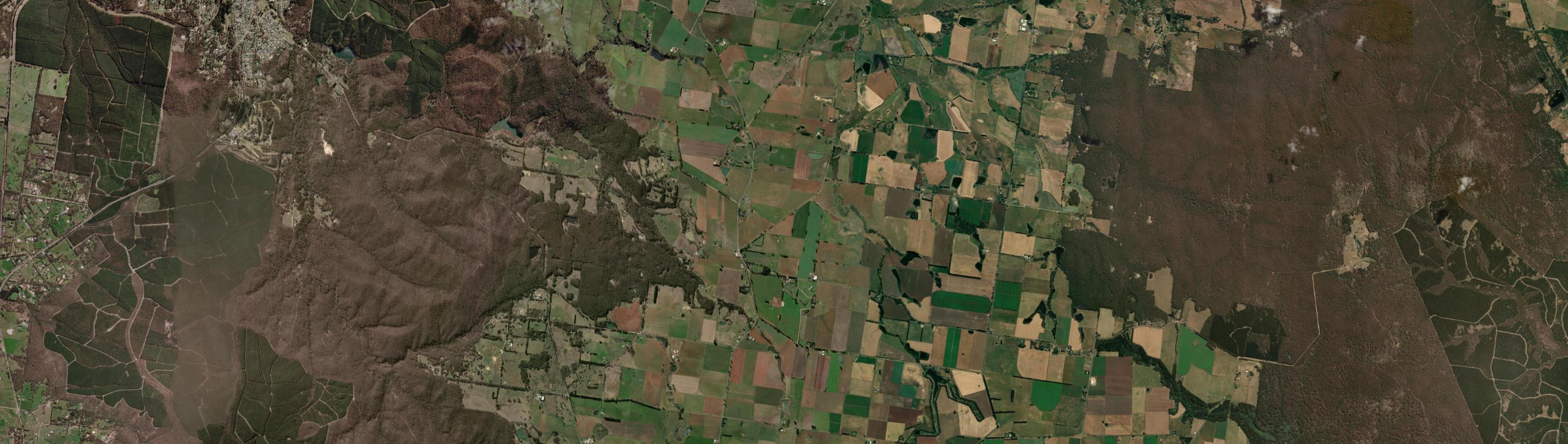 Aerial view of Dean, VIC