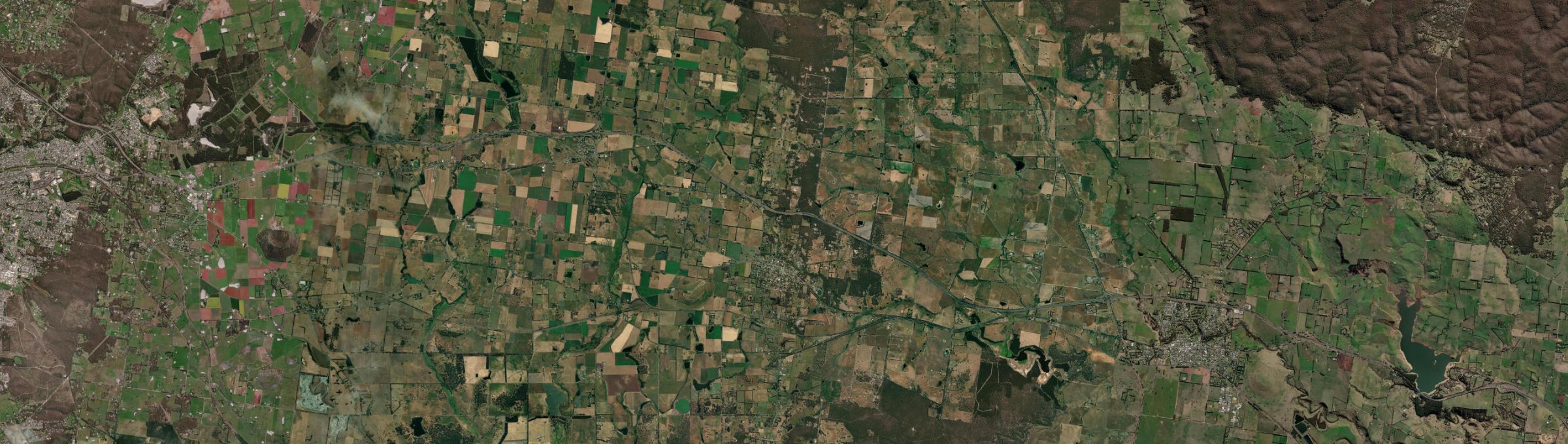 Aerial view of Gordon (Vic.), VIC