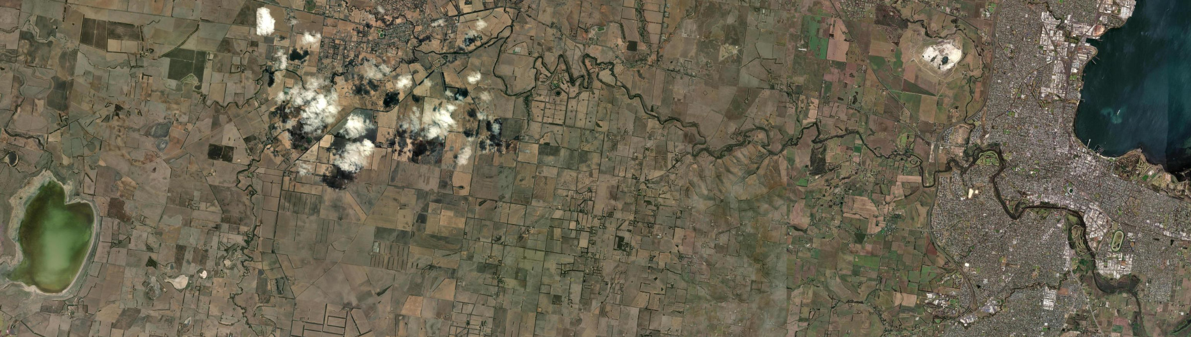 Aerial view of Gnarwarre, VIC