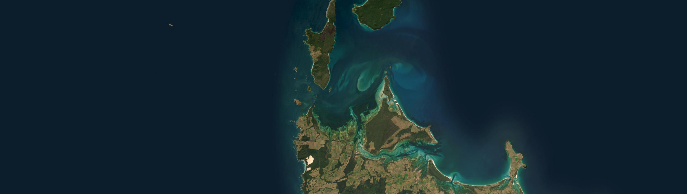 Aerial view of Woolnorth, TAS