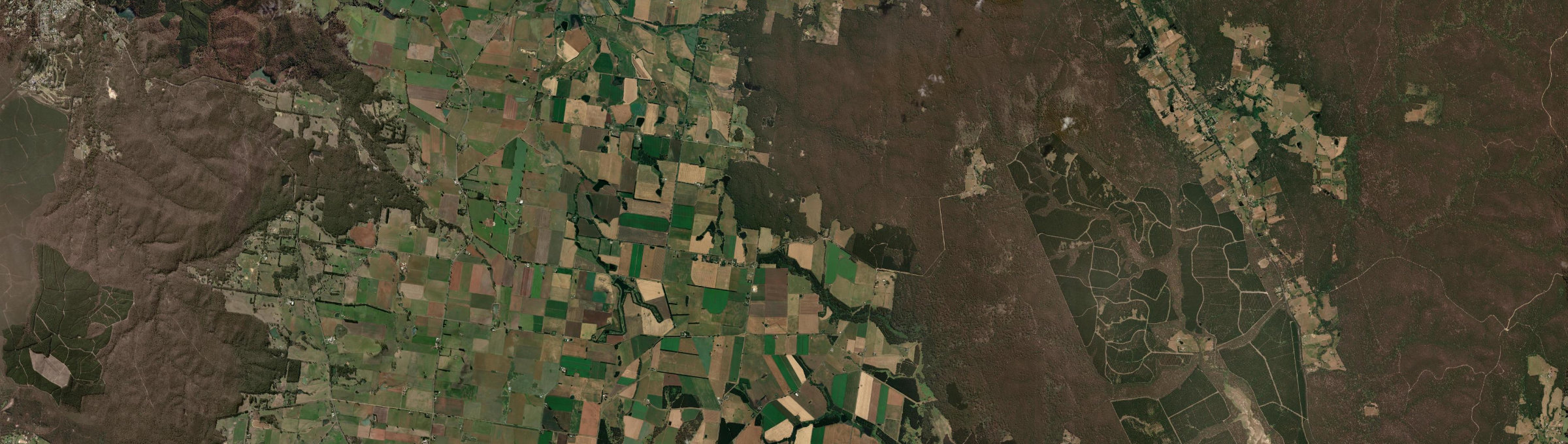 Aerial view of Mollongghip, VIC