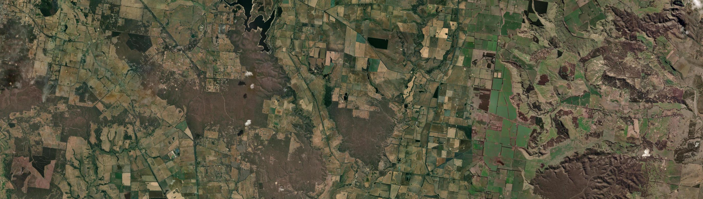 Aerial view of Bungal, VIC