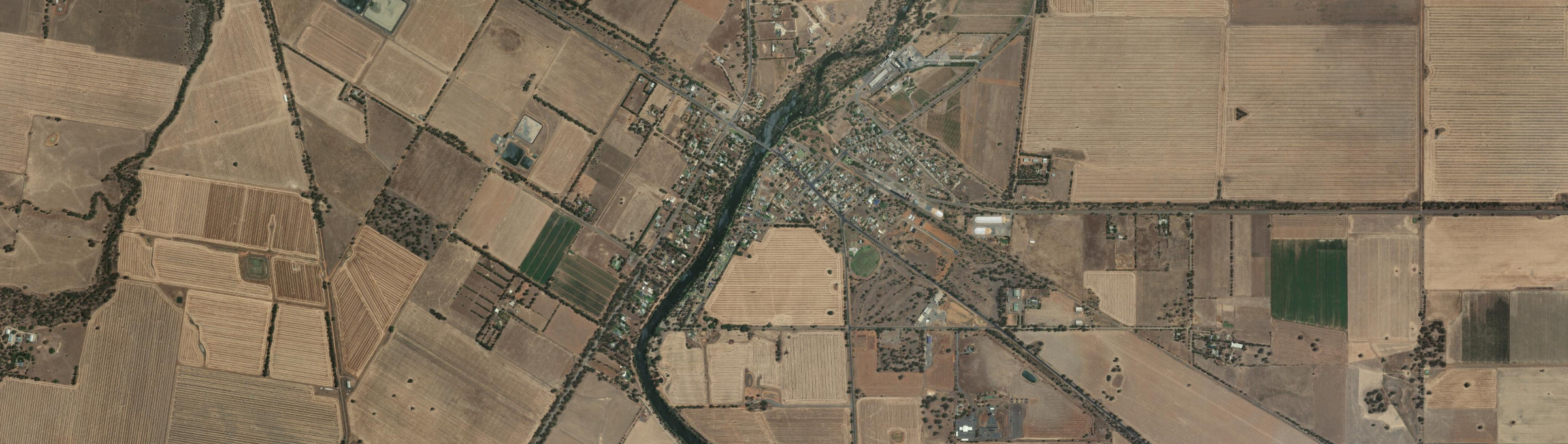 Aerial view of Bridgewater On Loddon, VIC