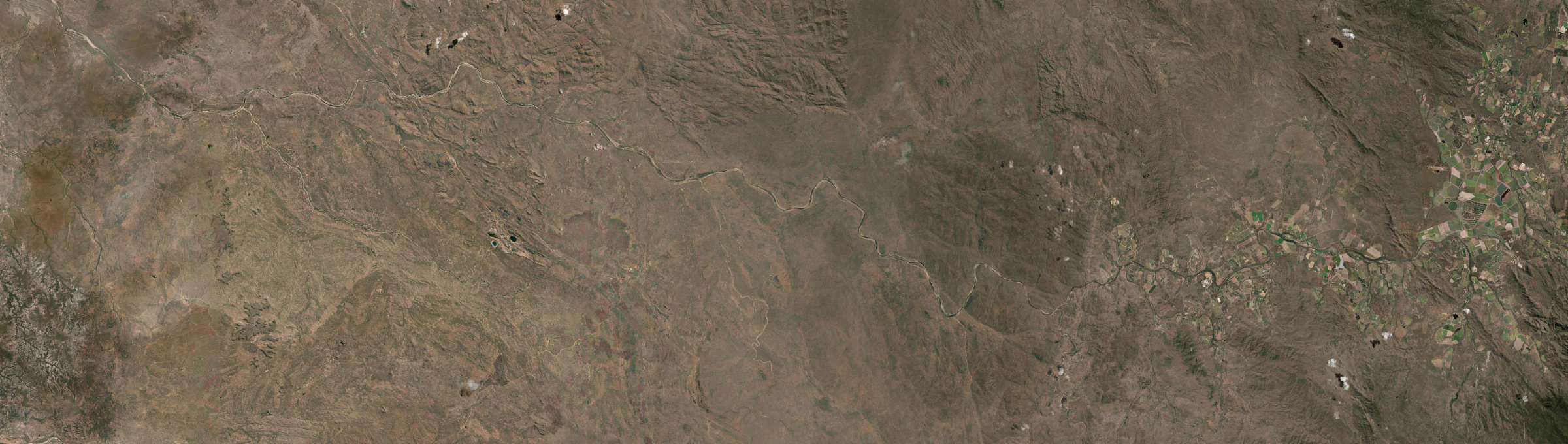 Aerial view of Chillagoe, QLD