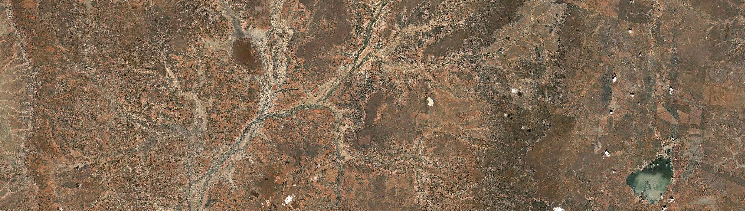 Aerial view of Adavale, QLD