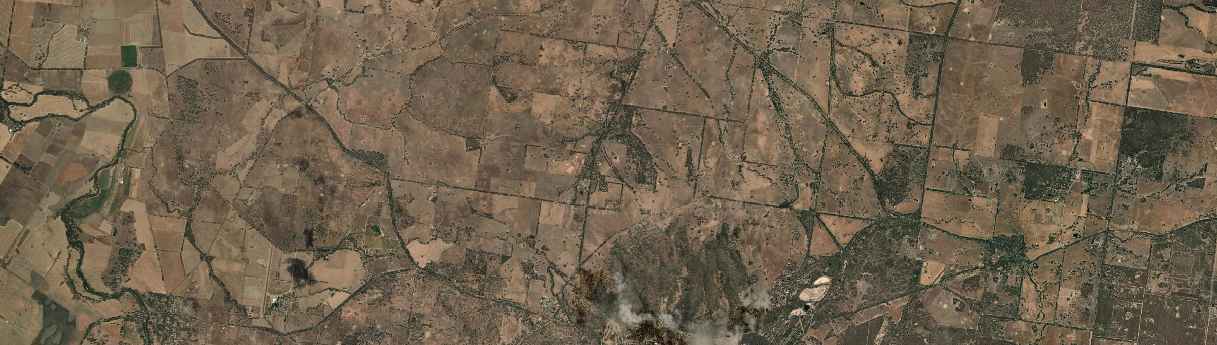 Aerial view of Nuggetty, VIC