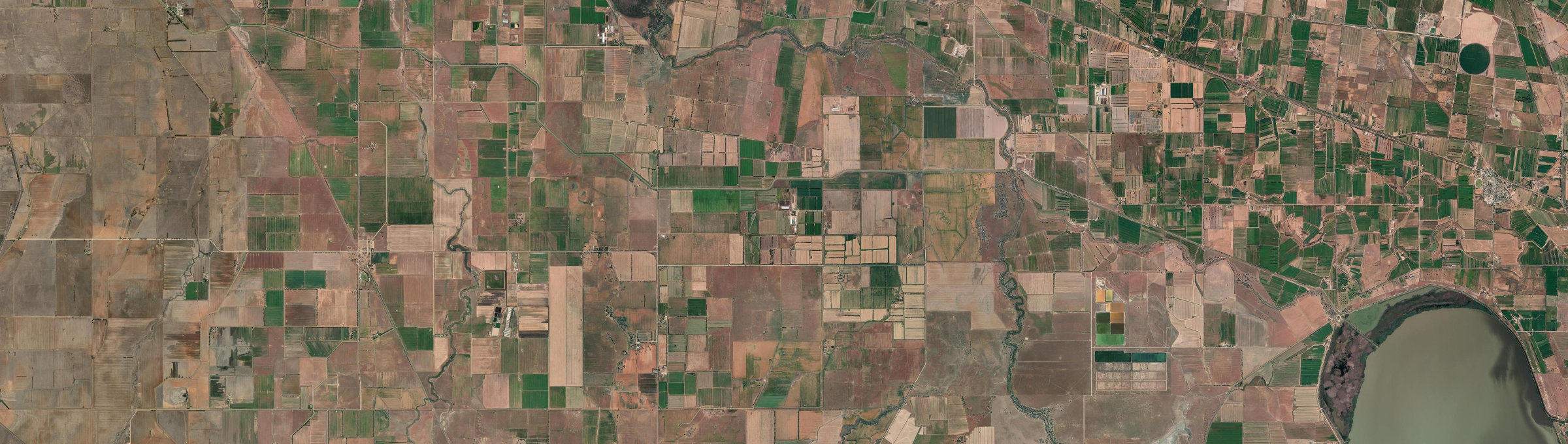 Aerial view of Mincha West, VIC