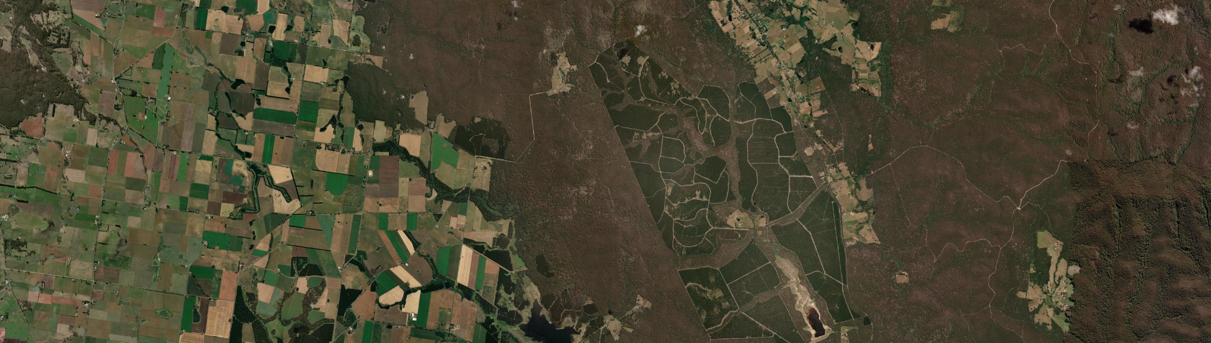 Aerial view of Barkstead, VIC