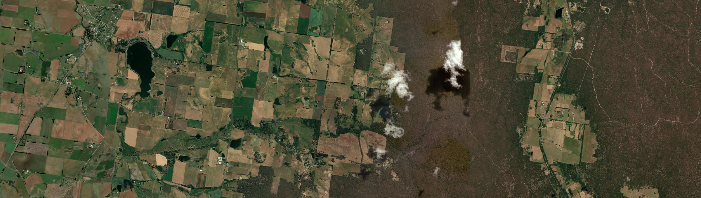 Aerial view of Langdons Hill, VIC