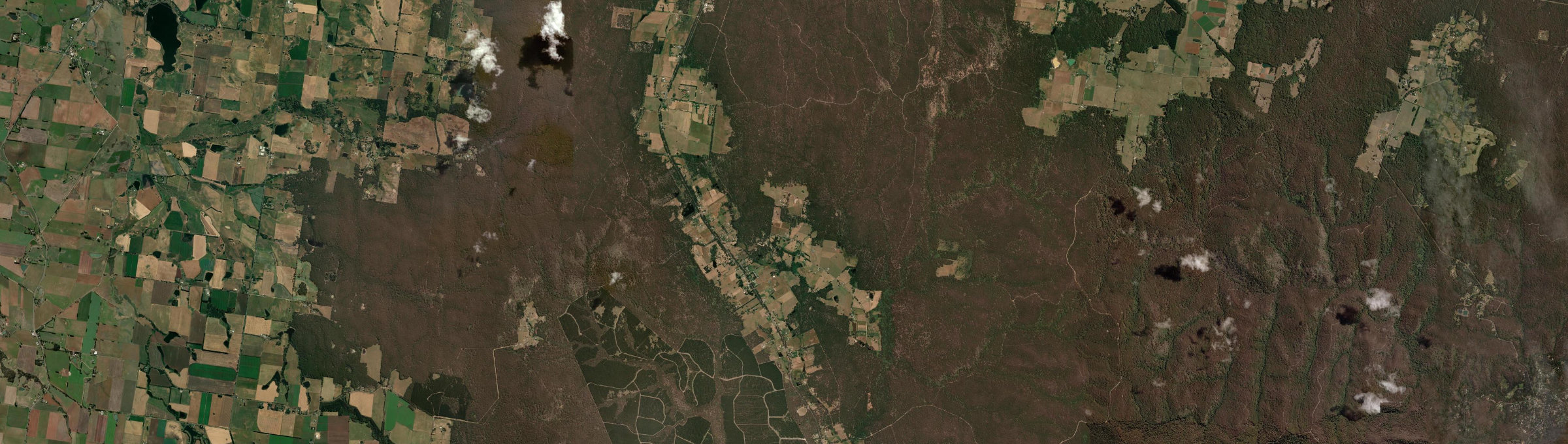 Aerial view of Korweinguboora, VIC