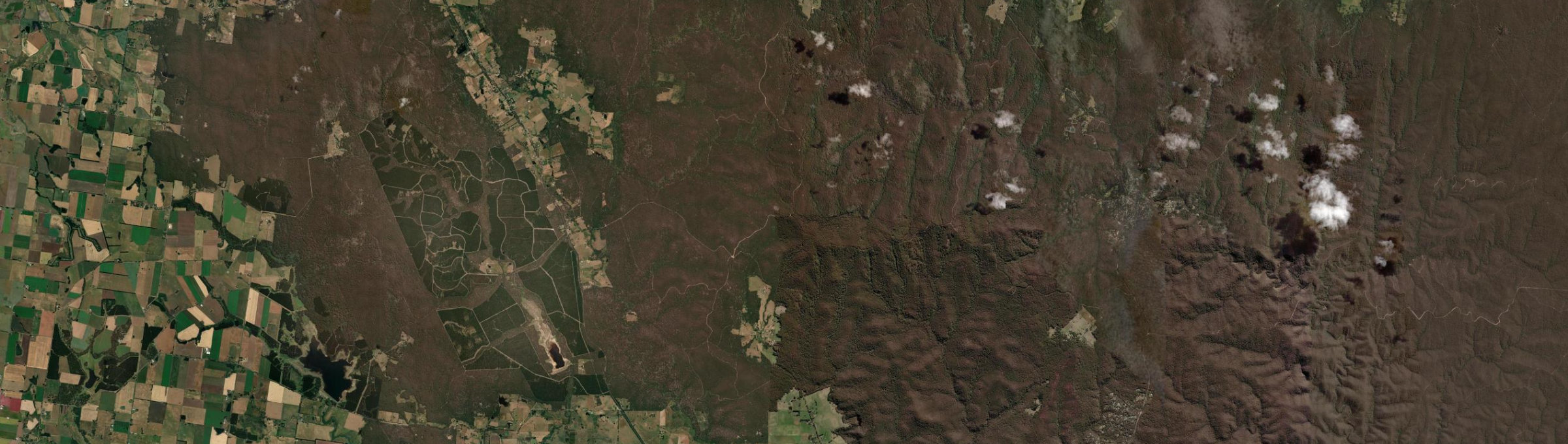 Aerial view of Blakeville, VIC