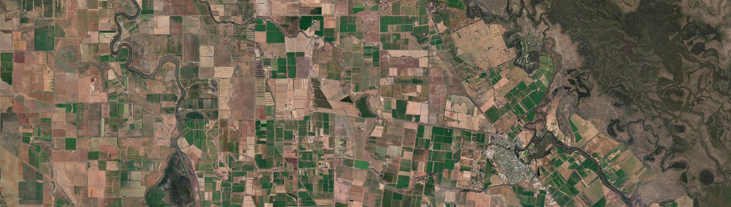 Aerial view of Cullen, VIC