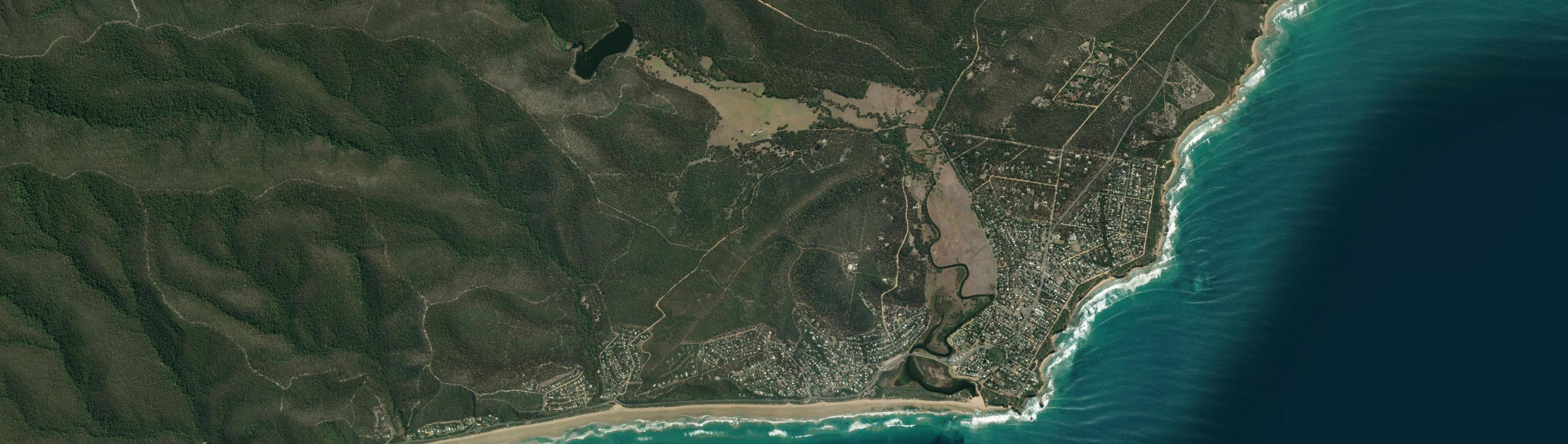 Aerial view of Fairhaven, VIC