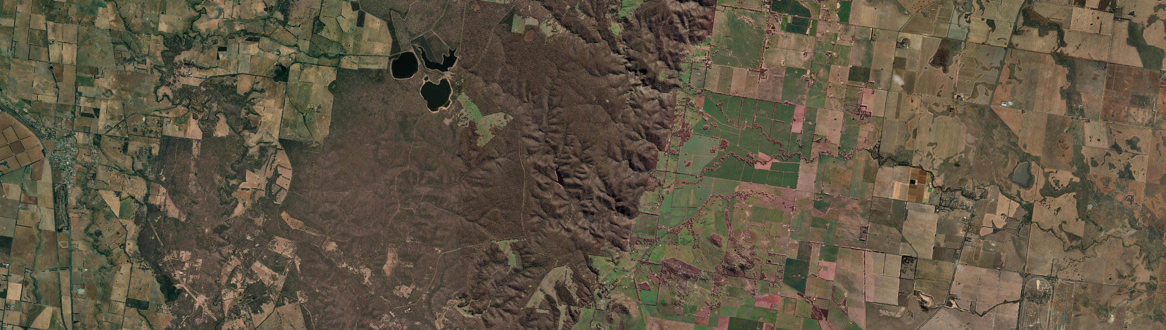 Aerial view of Staughton Vale, VIC