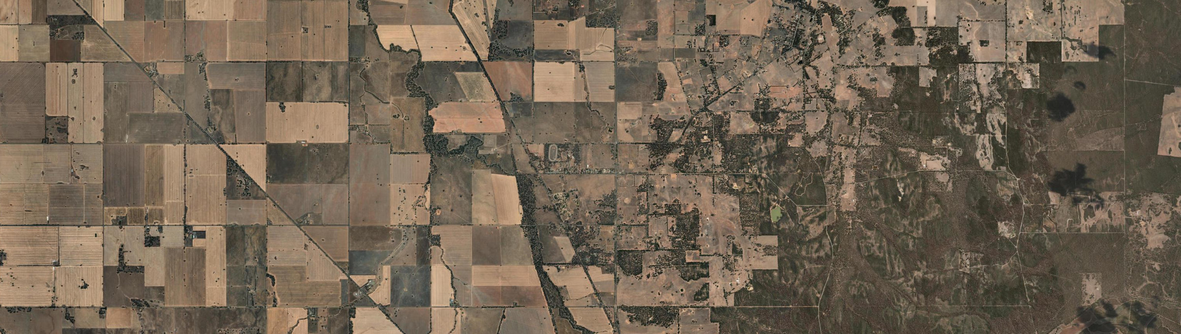 Aerial view of Sebastian, VIC