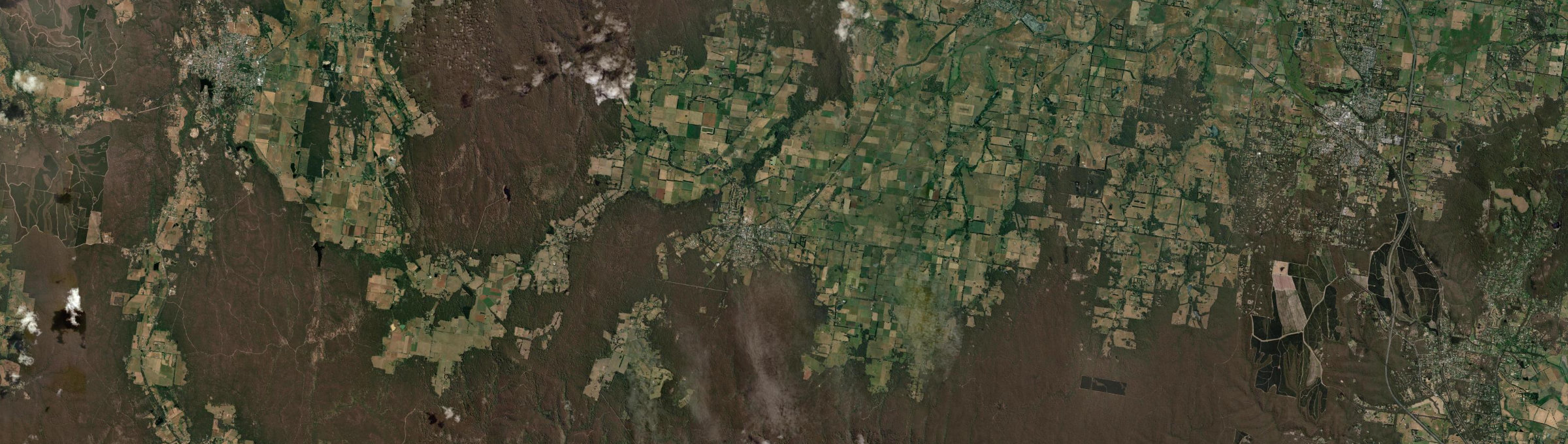 Aerial view of Trentham, VIC