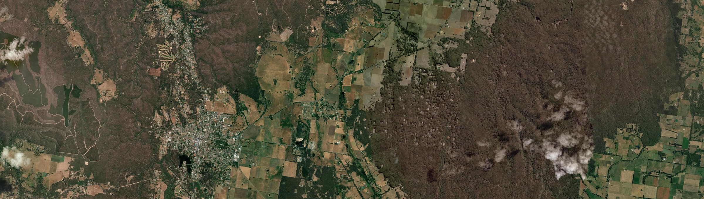 Aerial view of Coomoora, VIC