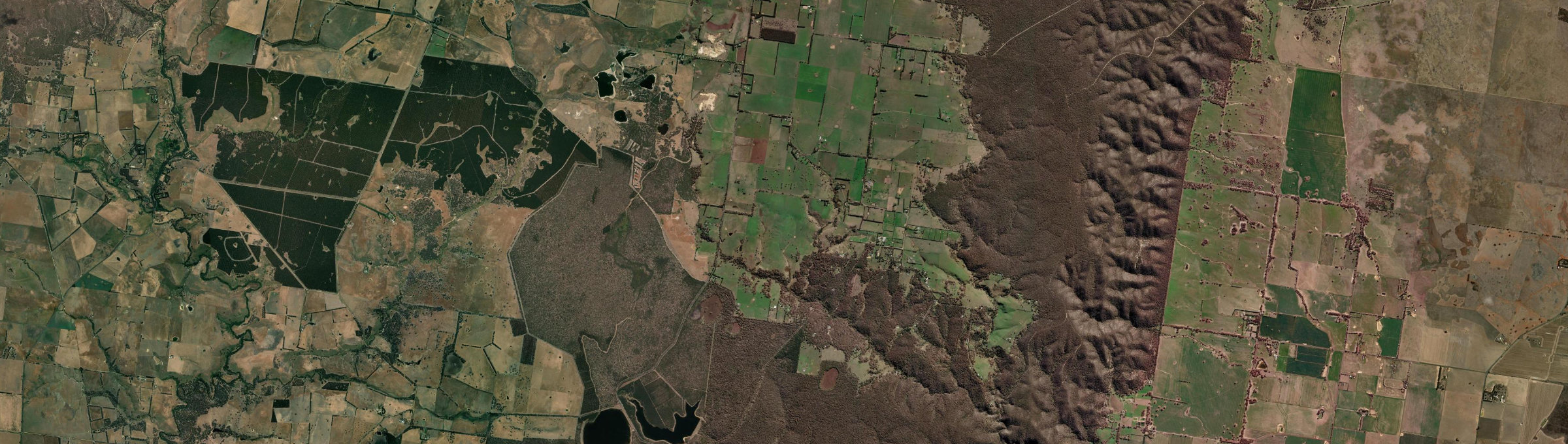 Aerial view of Beremboke, VIC