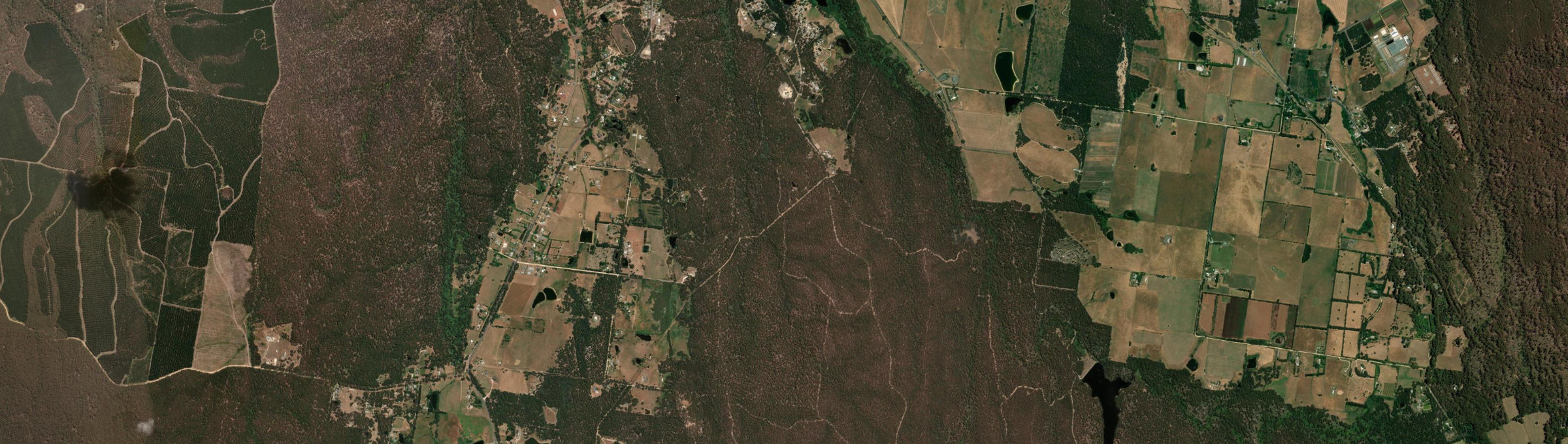 Aerial view of Musk Vale, VIC