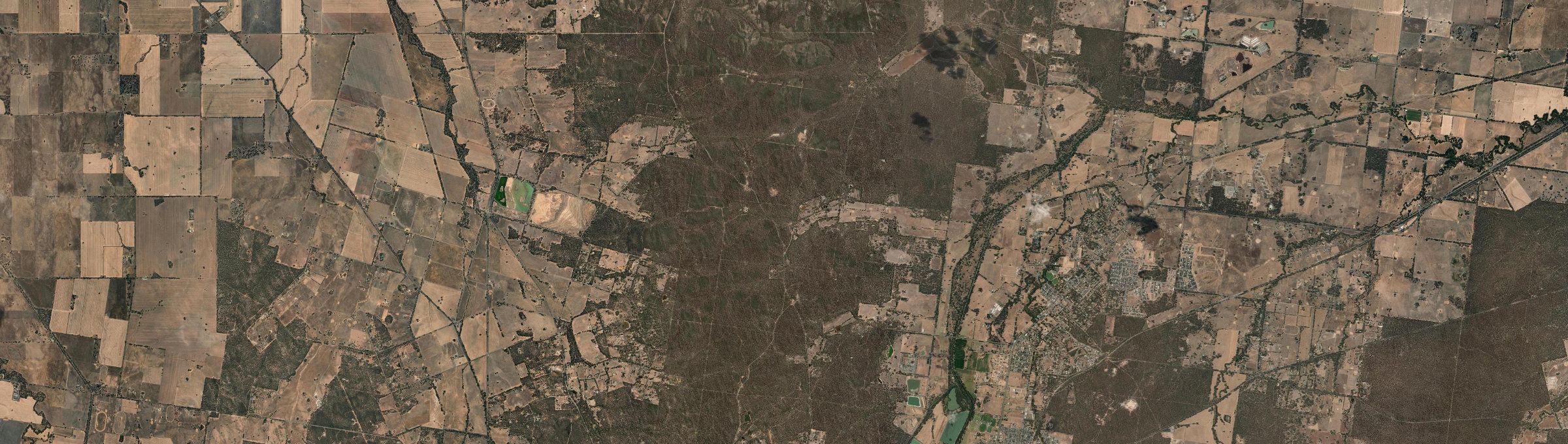 Aerial view of Whipstick, VIC