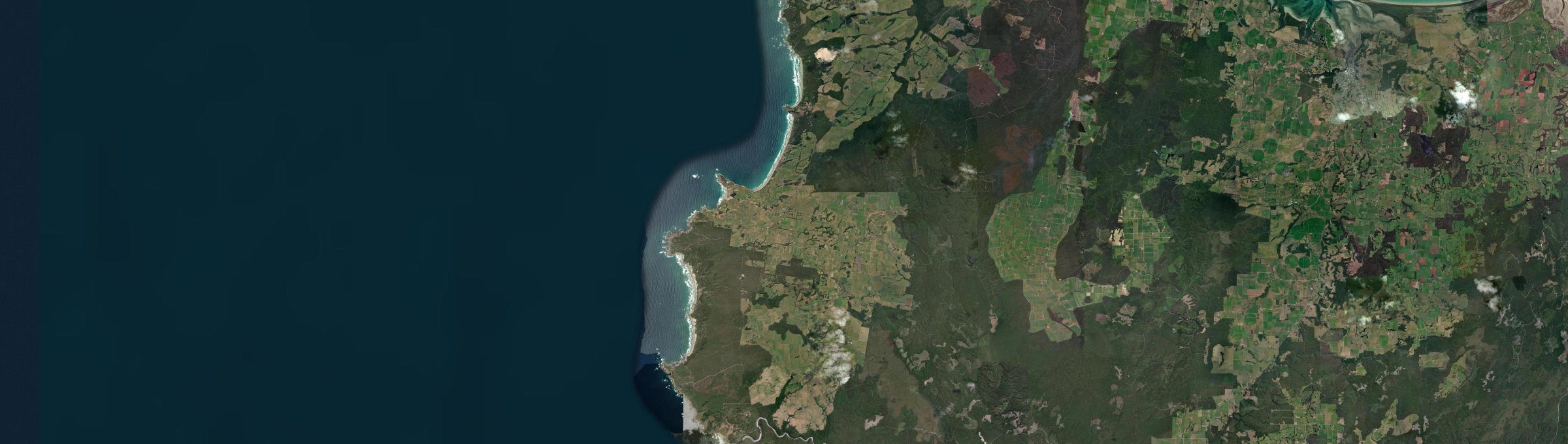 Aerial view of Marrawah, TAS