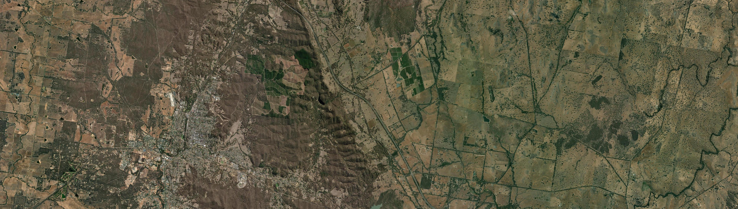 Aerial view of Faraday, VIC